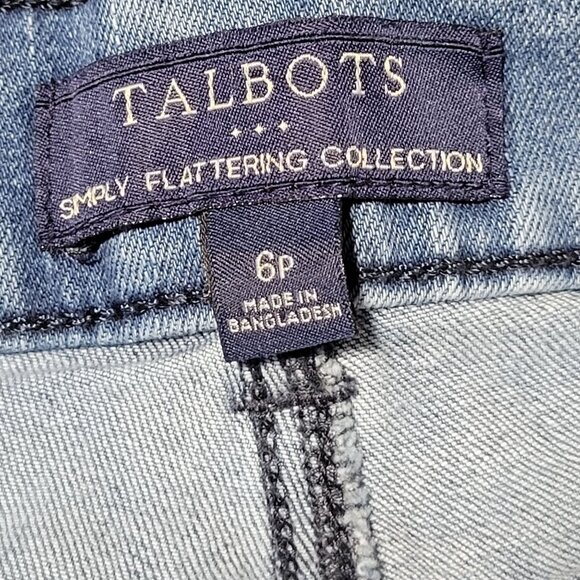 Talbots Ankle Jeans Womens Size 6P Mid Rise Medium Wash Denim Simply Flattering - Picture 5 of 7
